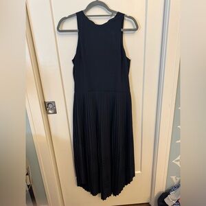 Elegant navy Sleeveless Dress